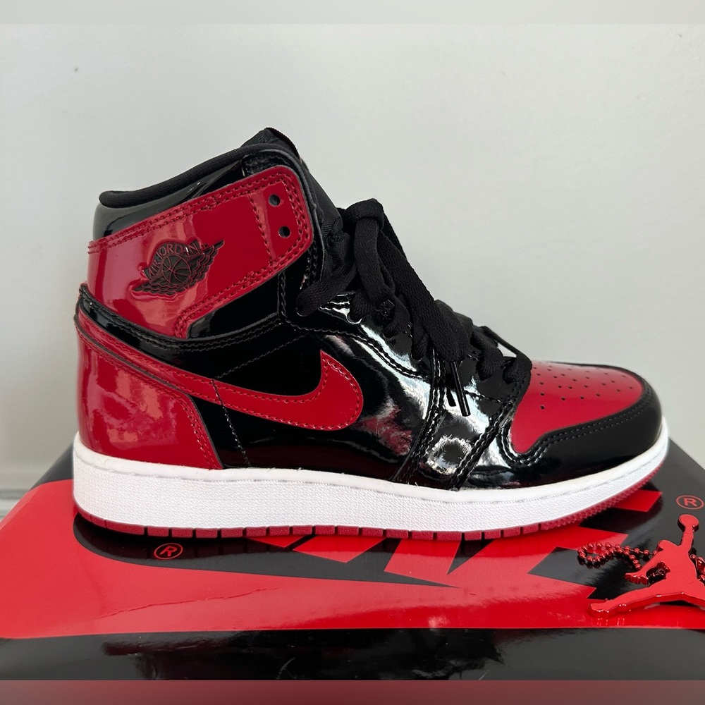 Nike Air Jordan 1 Retro High OG GS Patent Bred